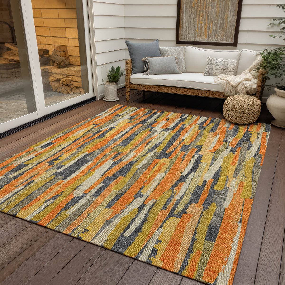 addison chantille acn1317 orange rug