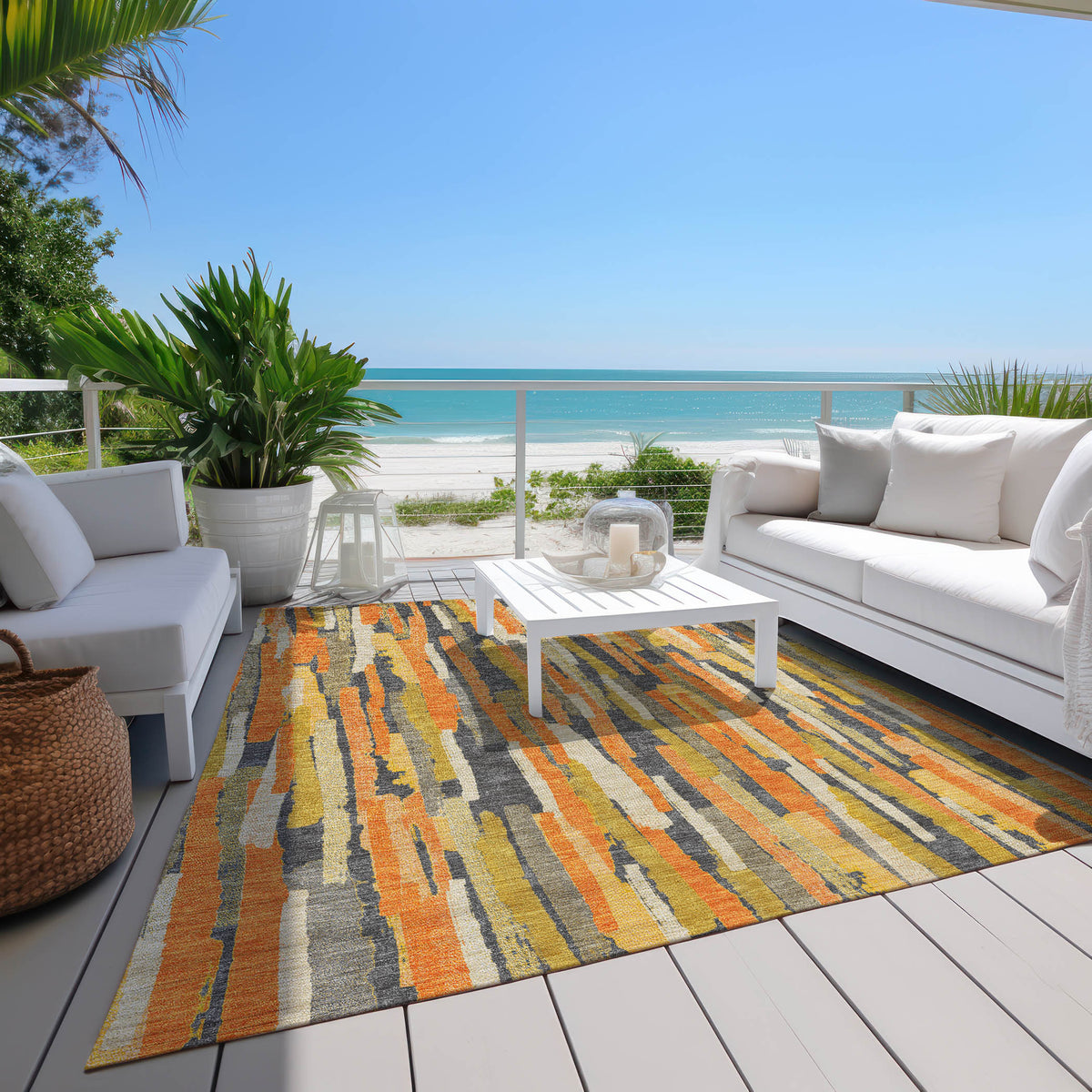 addison chantille acn1317 orange rug