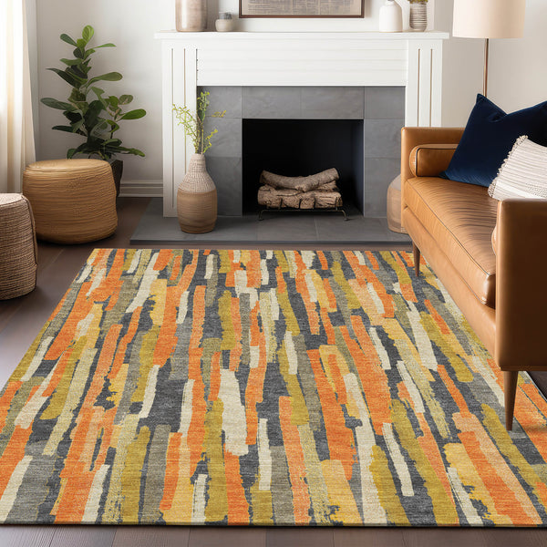 addison chantille acn1317 orange rug