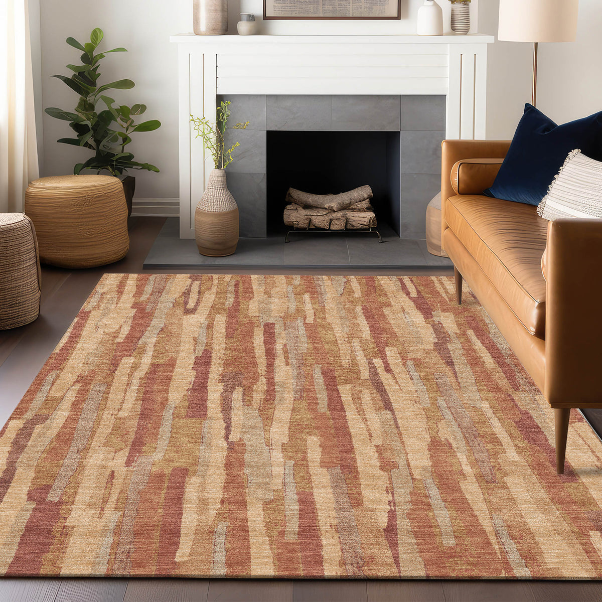 addison chantille acn1319 salmon rug