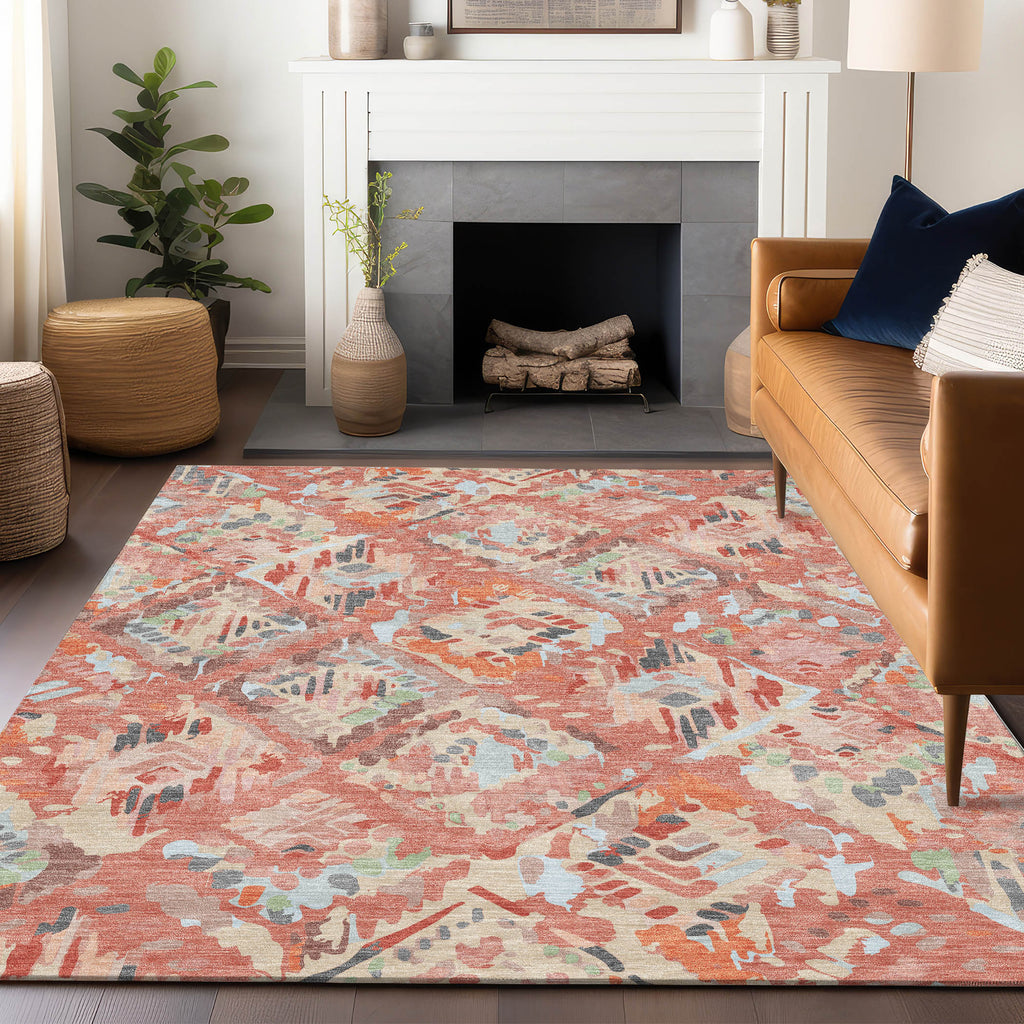 addison chantille acn1328 coral rug
