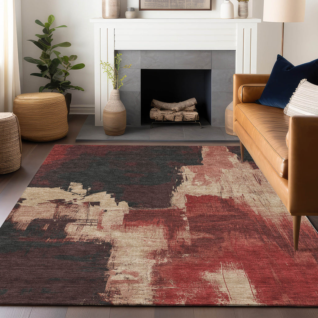 addison chantille acn1333 brick rug