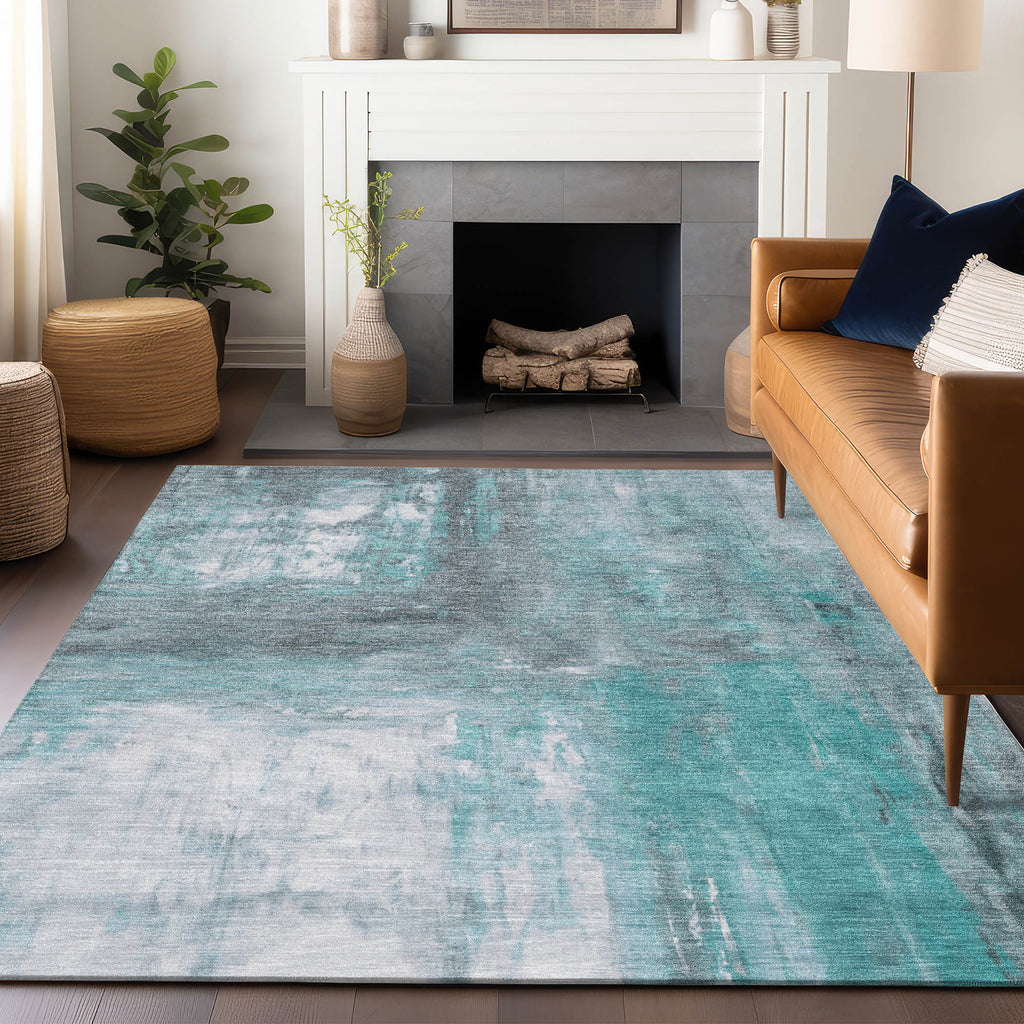addison chantille acn1353 teal rug