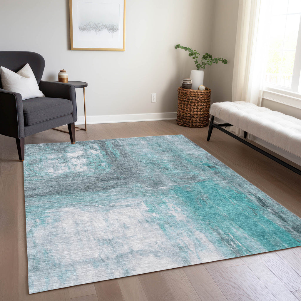 addison chantille acn1353 teal rug