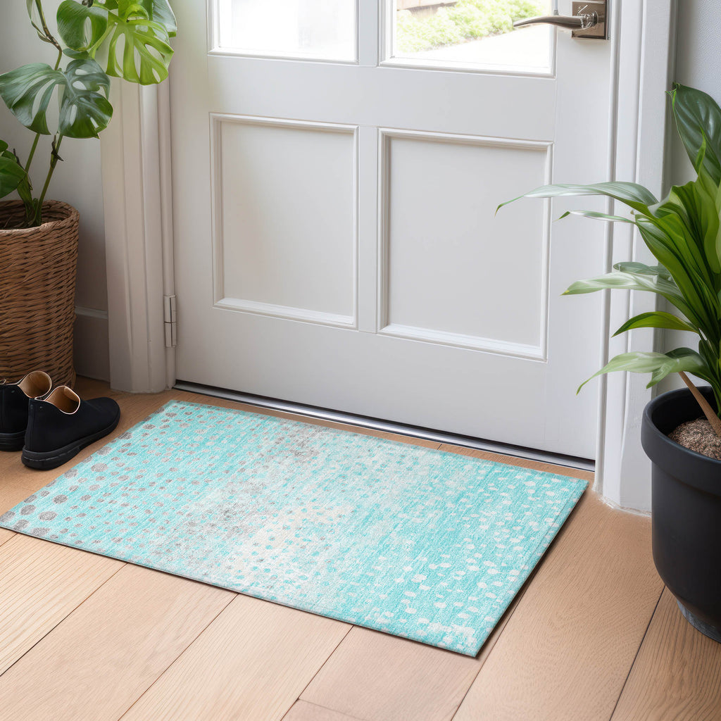 addison chantille acn1366 aqua rug