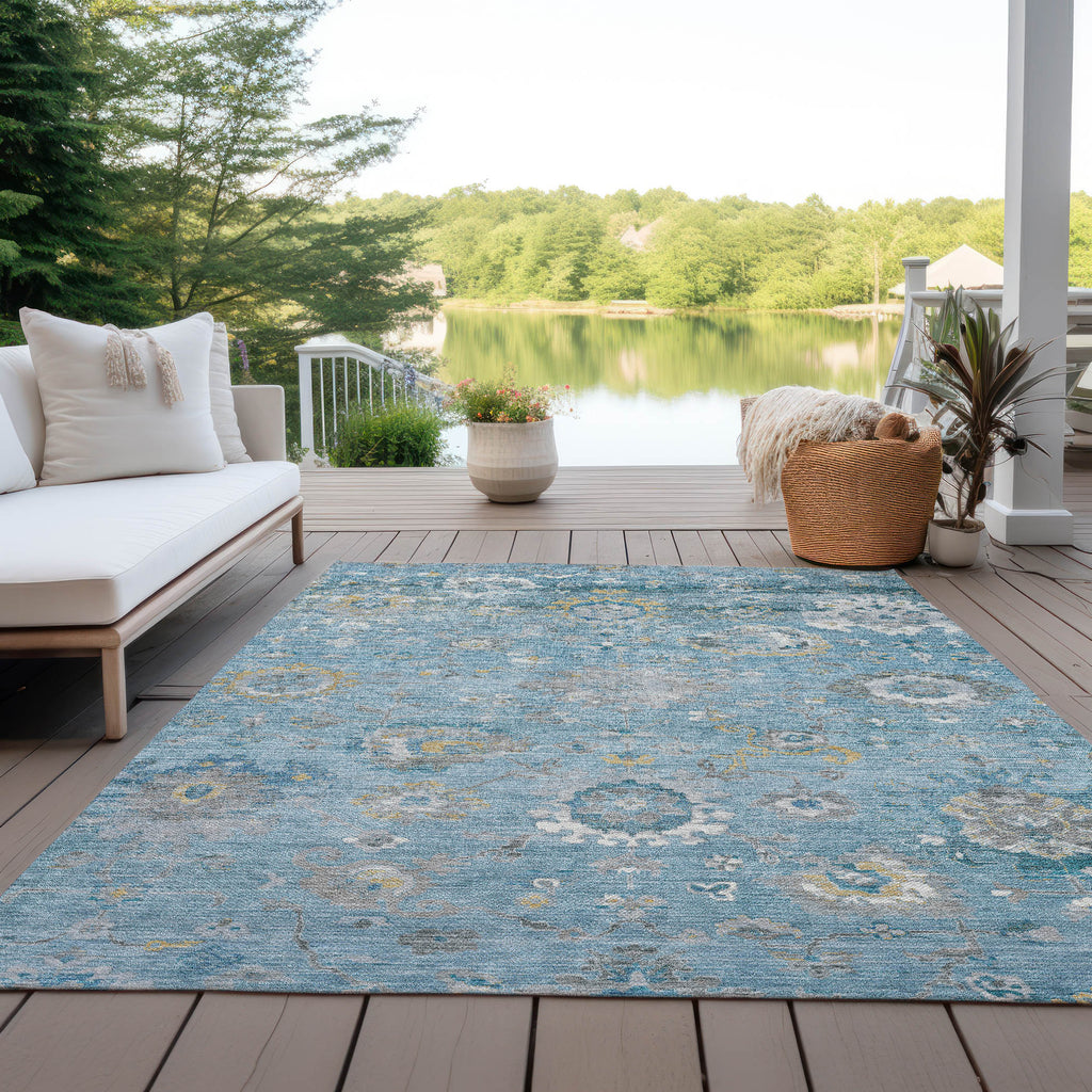 addison chantille acn1373 teal rug