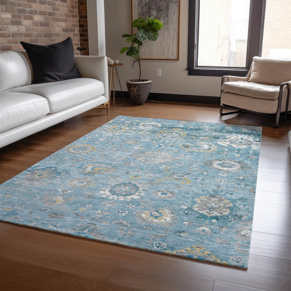 addison chantille acn1373 teal rug