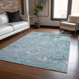 addison chantille acn1373 teal rug