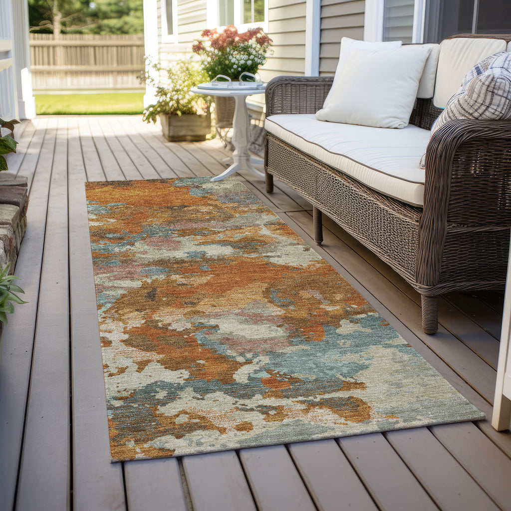 addison chantille acn1385 copper rug