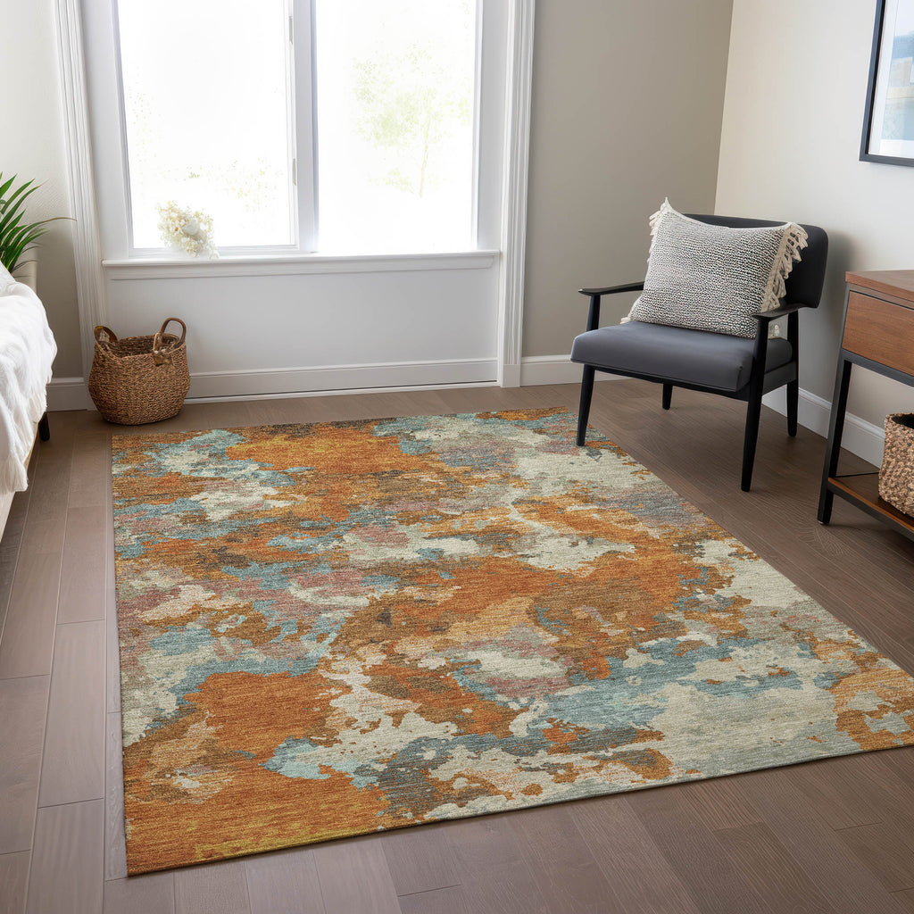 addison chantille acn1385 copper rug