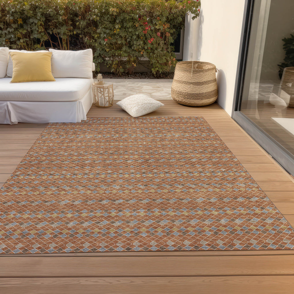 addison chantille acn1416 paprika rug