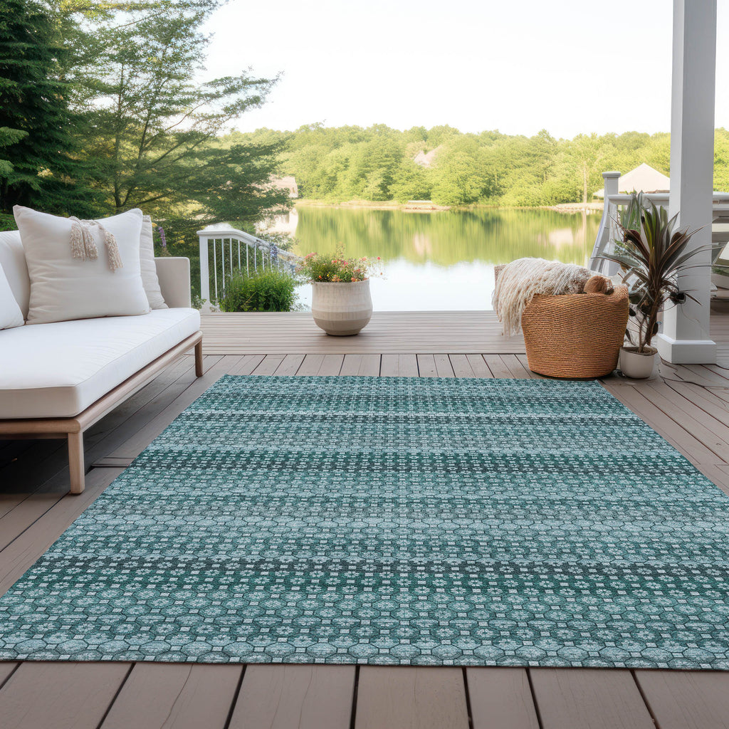 addison chantille acn1425 teal rug