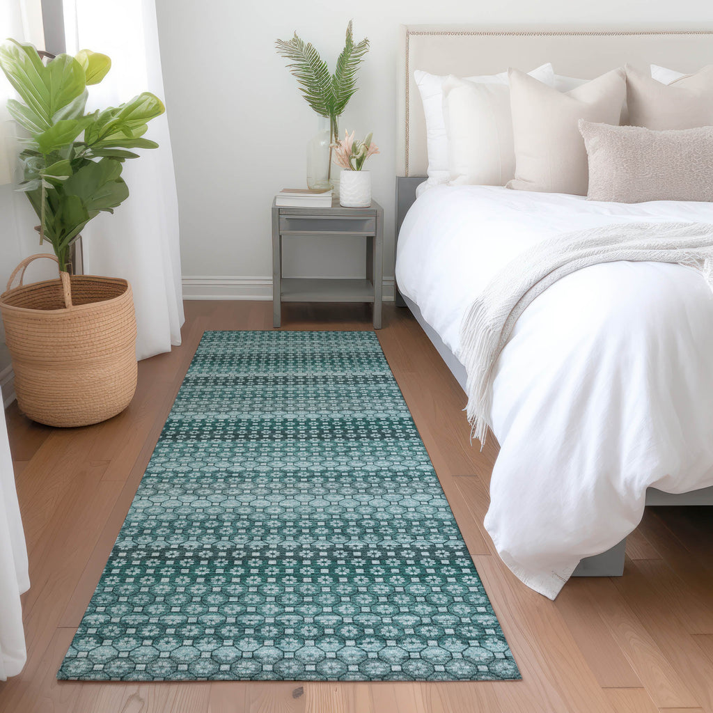addison chantille acn1425 teal rug