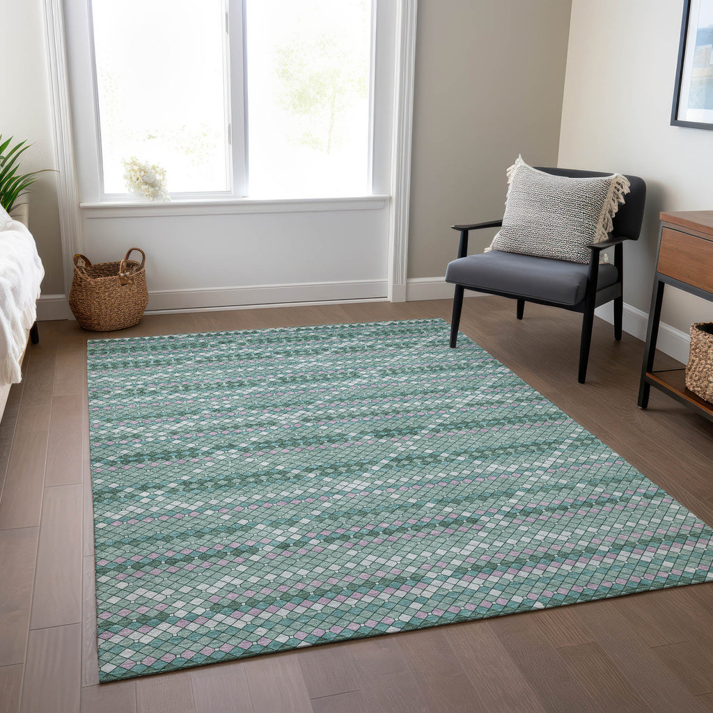 addison chantille acn1440 teal rug