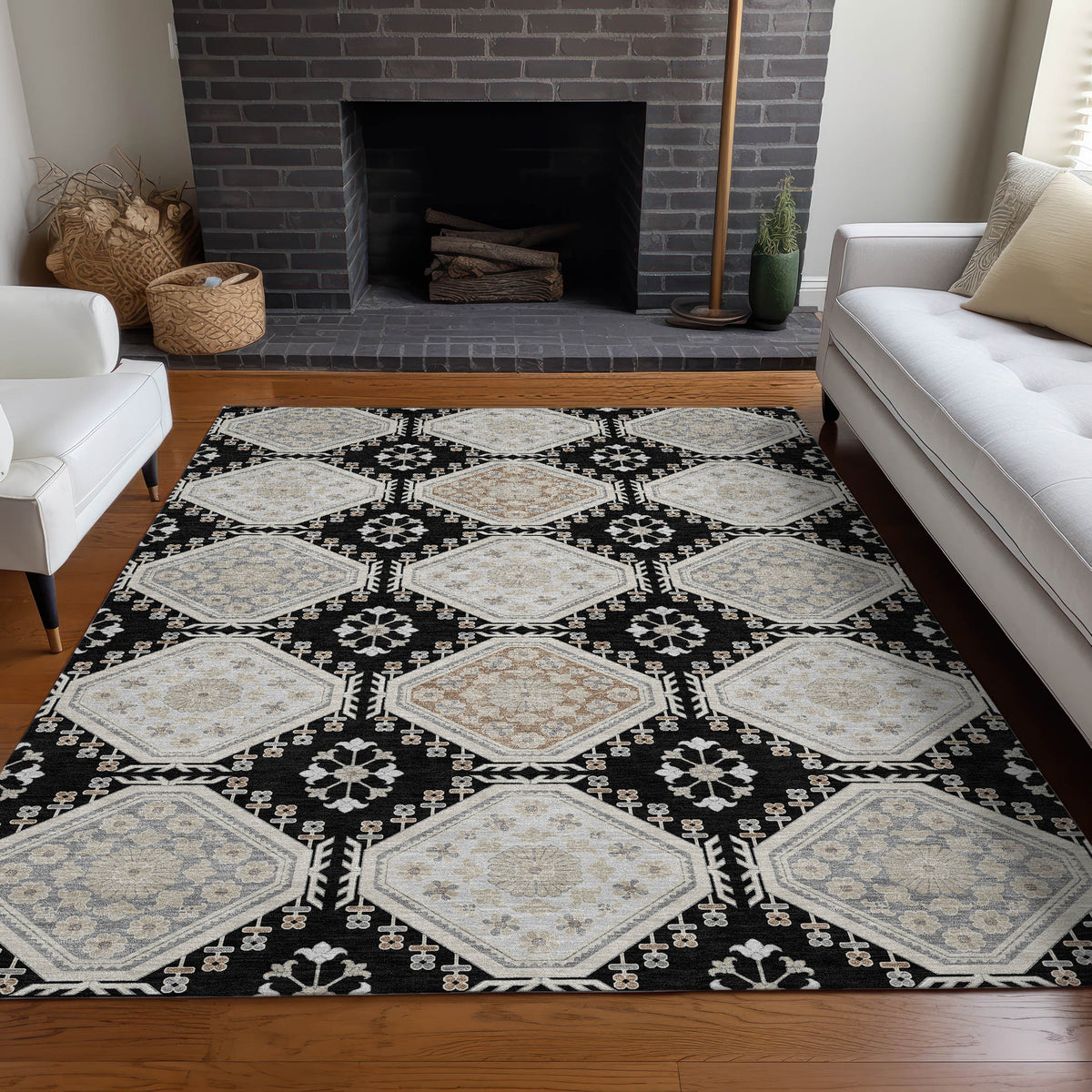 addison chantille acn1443 black rug