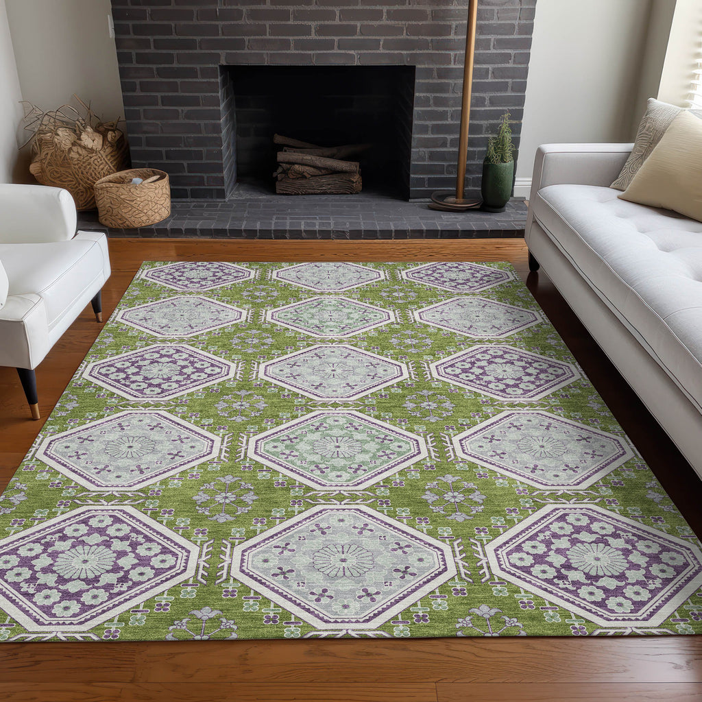addison chantille acn1446 lime rug