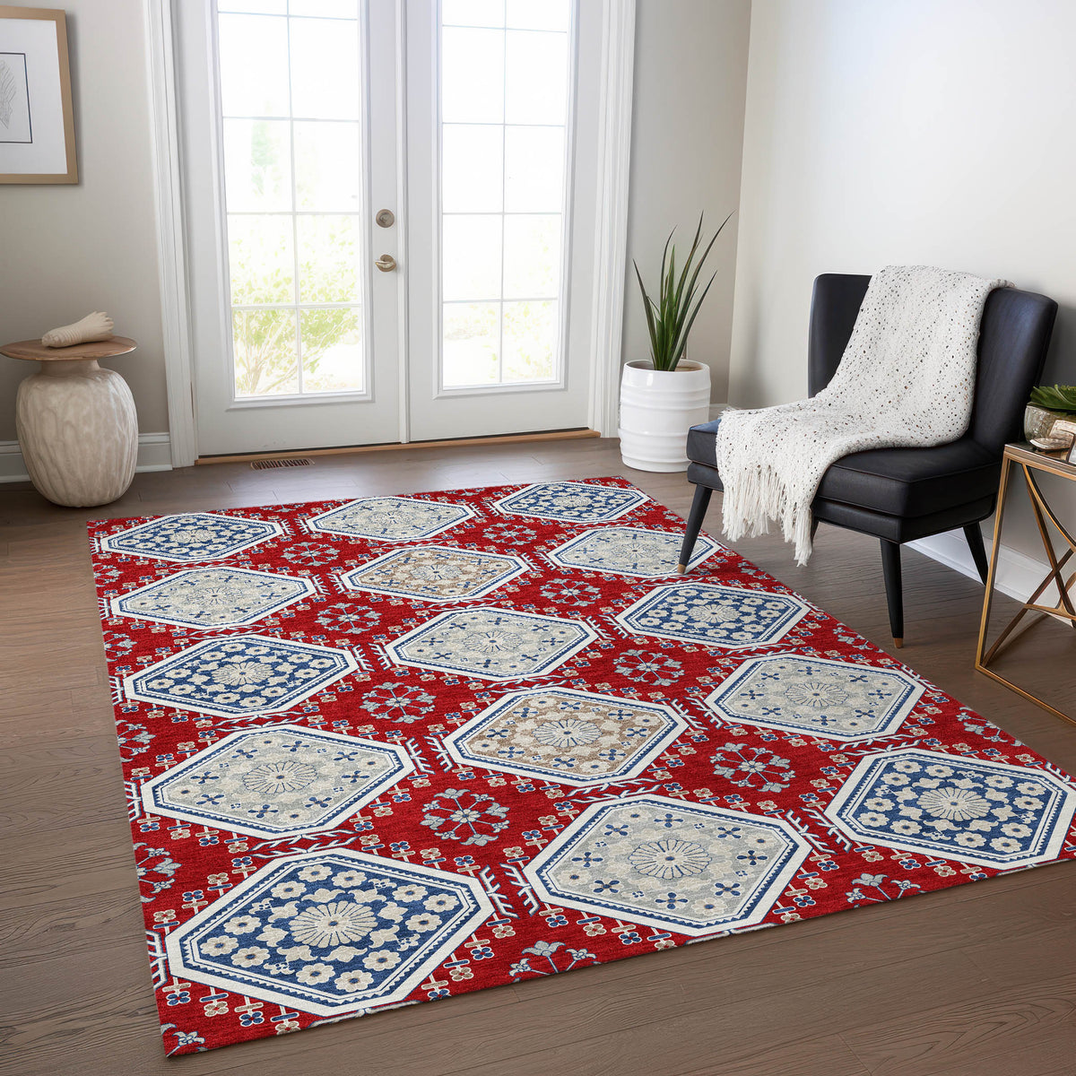 addison chantille acn1448 red rug