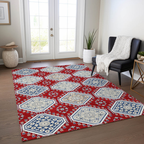 addison chantille acn1448 red rug
