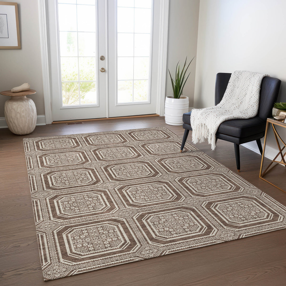 addison chantille acn1453 brown rug