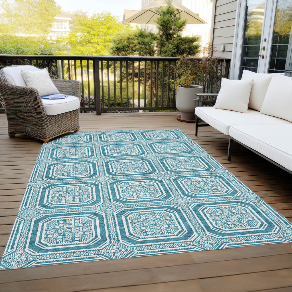 addison chantille acn1463 teal rug