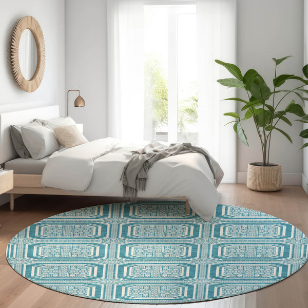 addison chantille acn1463 teal rug