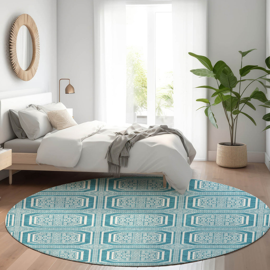 addison chantille acn1463 teal rug