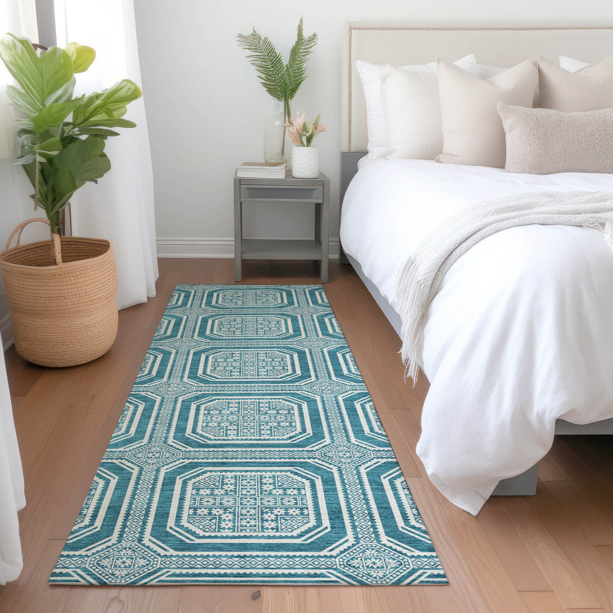 addison chantille acn1463 teal rug