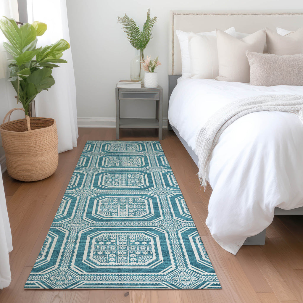 addison chantille acn1463 teal rug