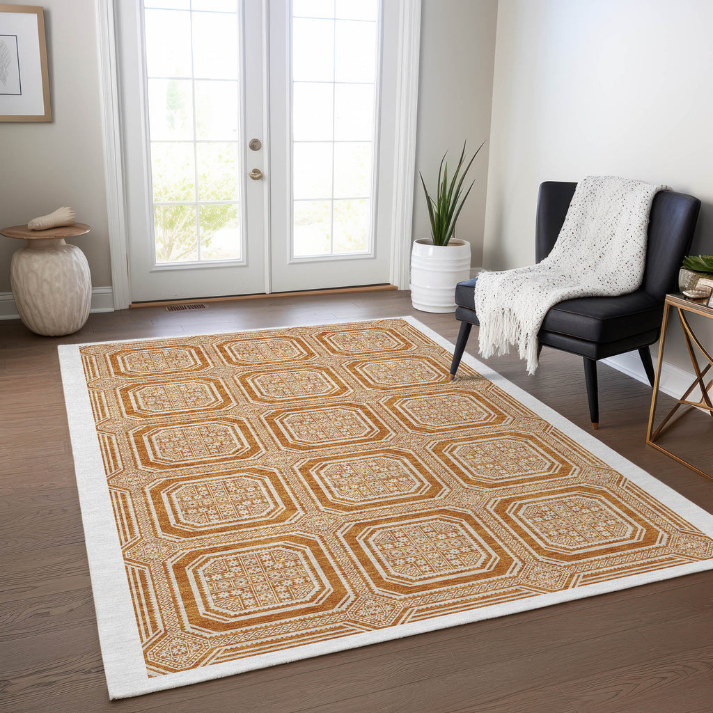 addison chantille acn1464 terracotta rug