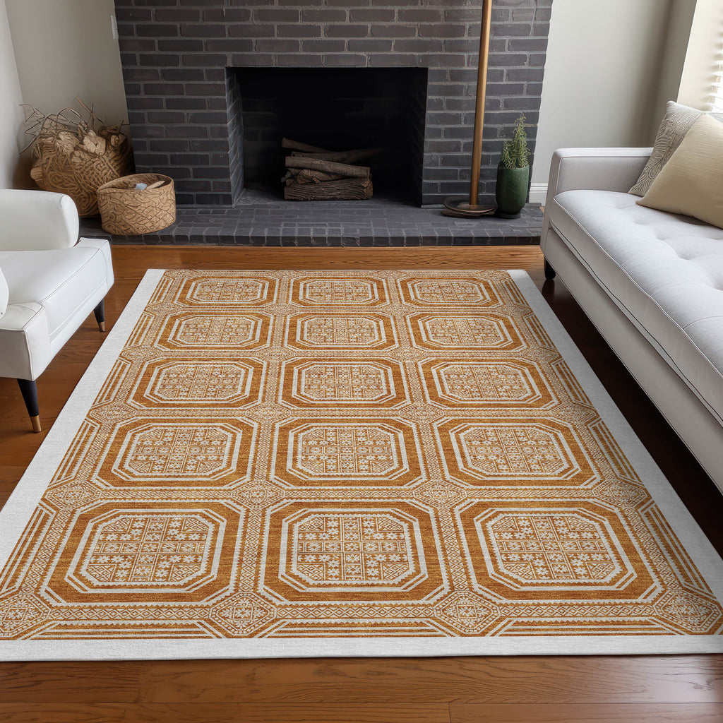 addison chantille acn1464 terracotta rug