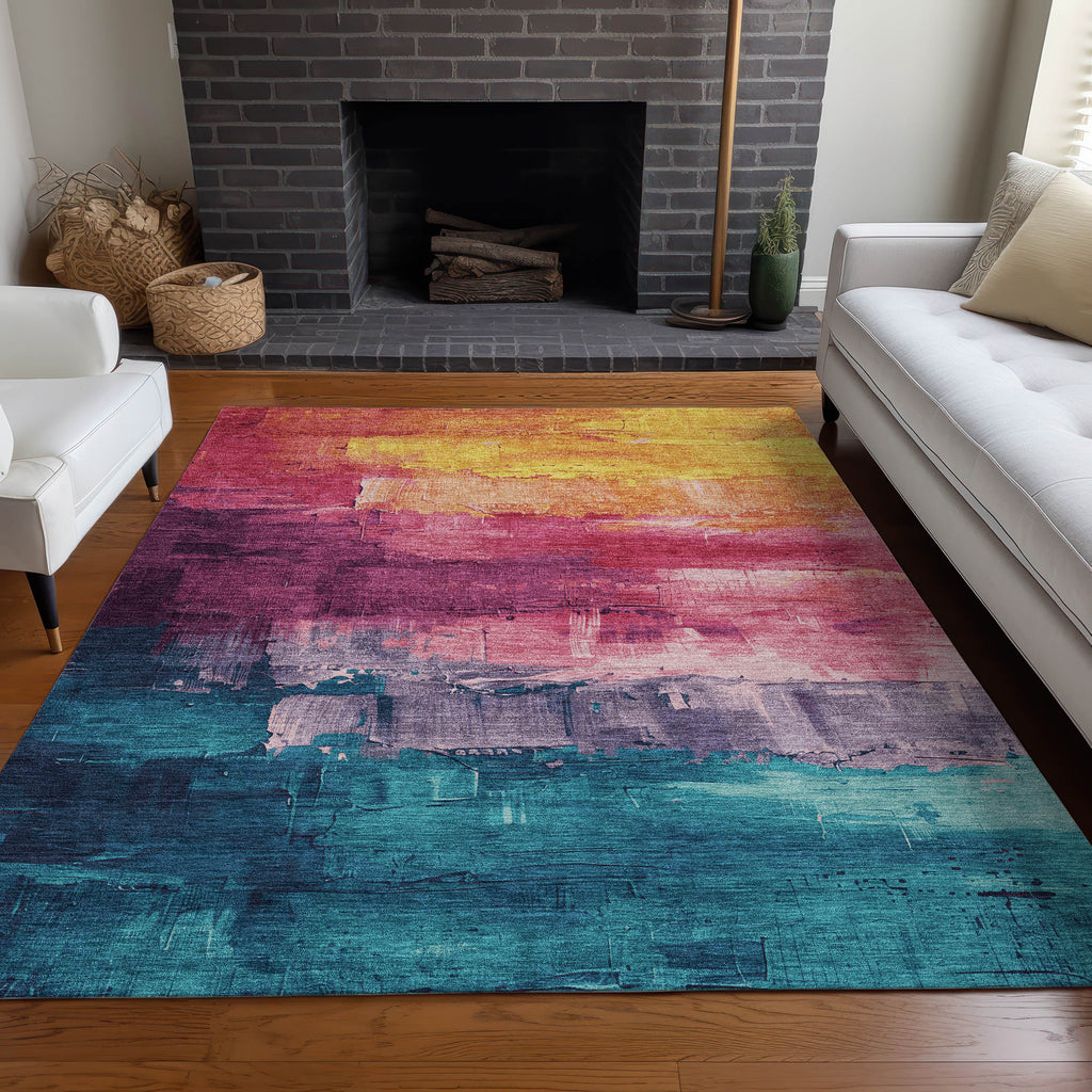 addison chantille acn1477 merlot rug