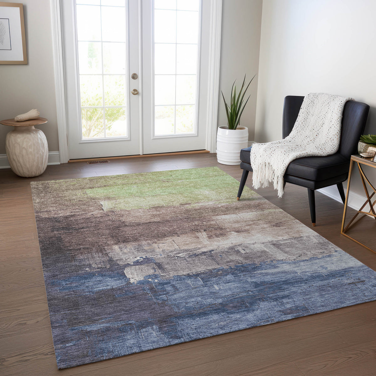 addison chantille acn1478 mocha rug