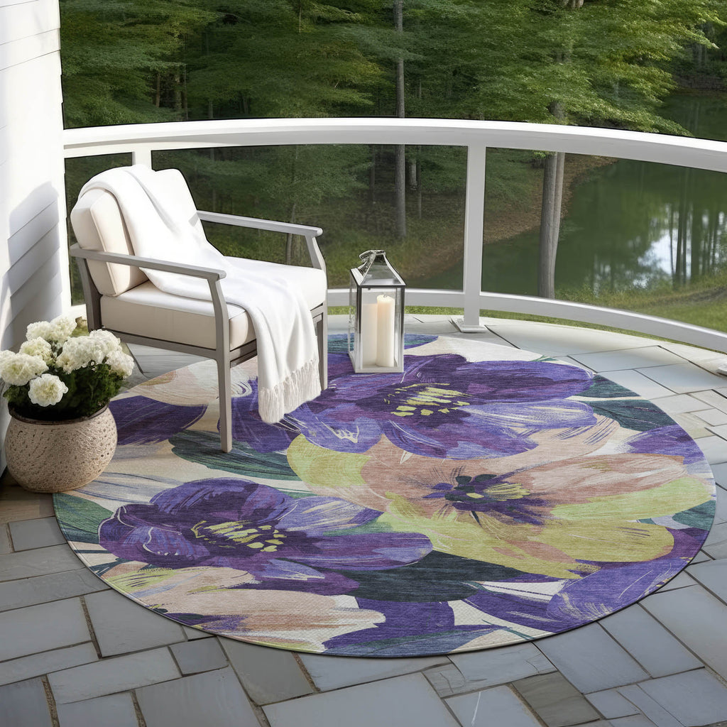 addison chantille acn1490 purple rug