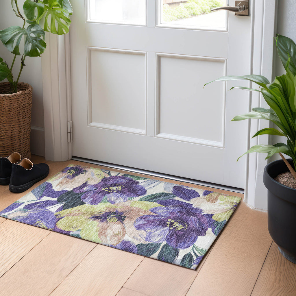 addison chantille acn1490 purple rug