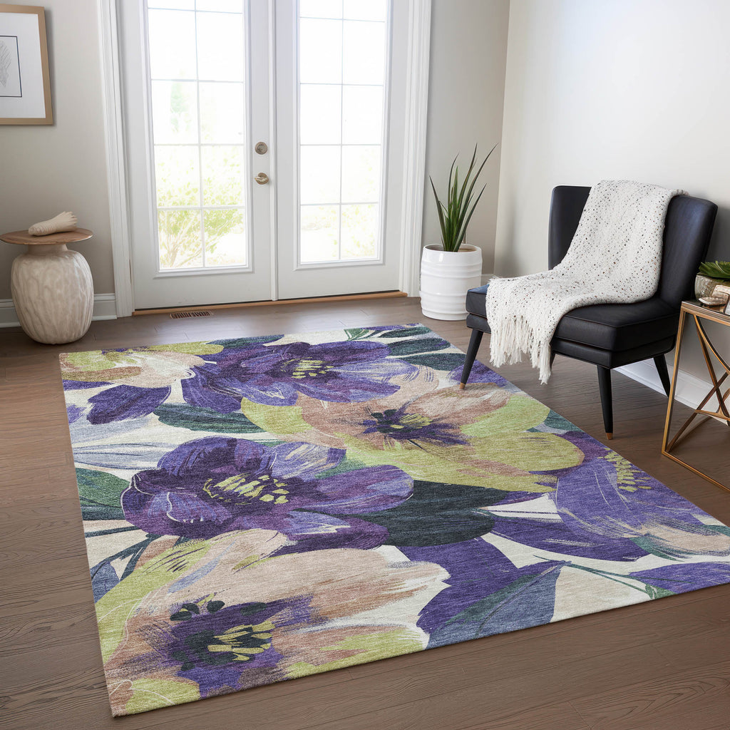addison chantille acn1490 purple rug