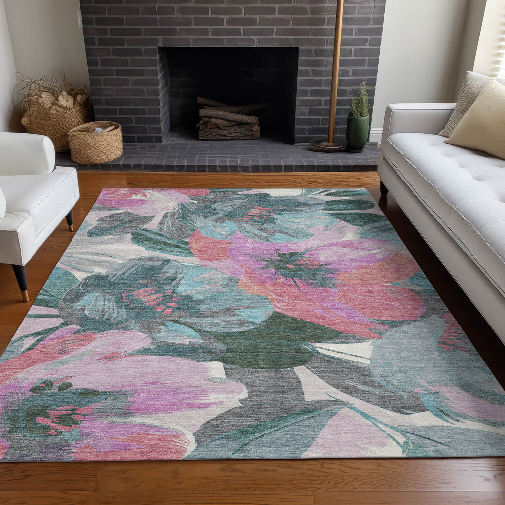 addison chantille acn1492 teal rug
