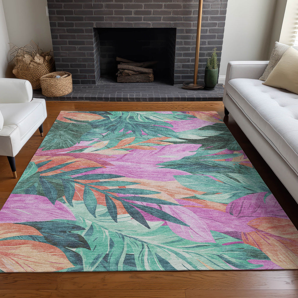 addison chantille acn1498 teal rug