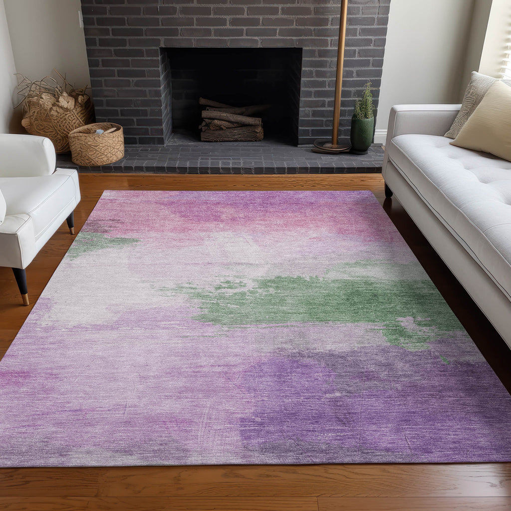 addison chantille acn1519 lilac rug