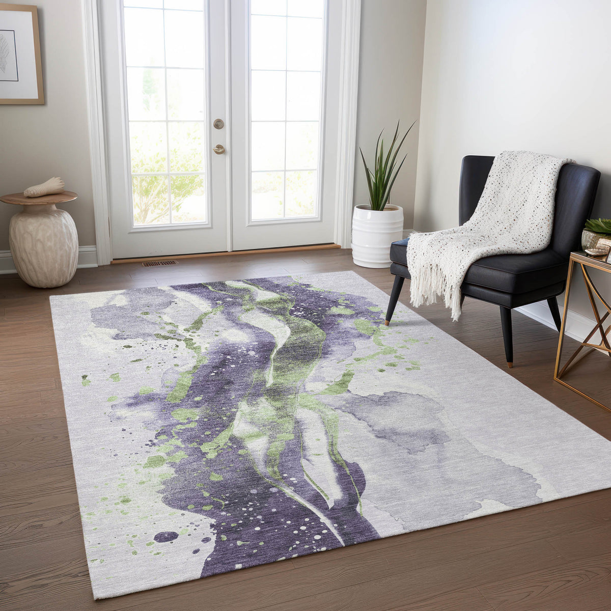 addison chantille acn1526 purple rug