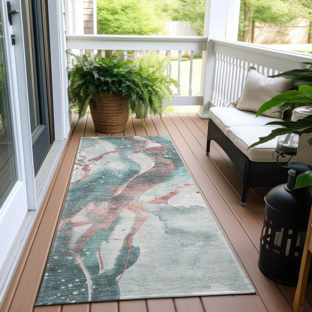 addison chantille acn1527 teal rug