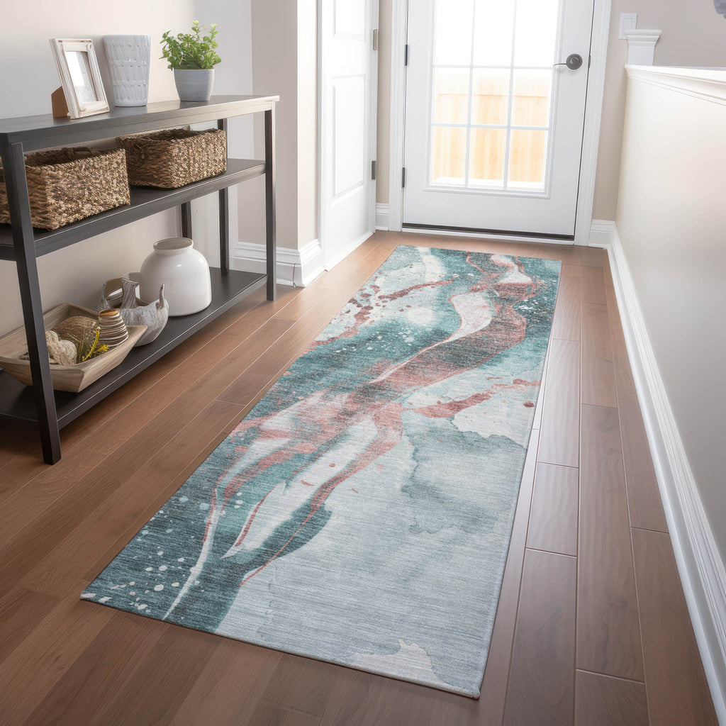 addison chantille acn1527 teal rug