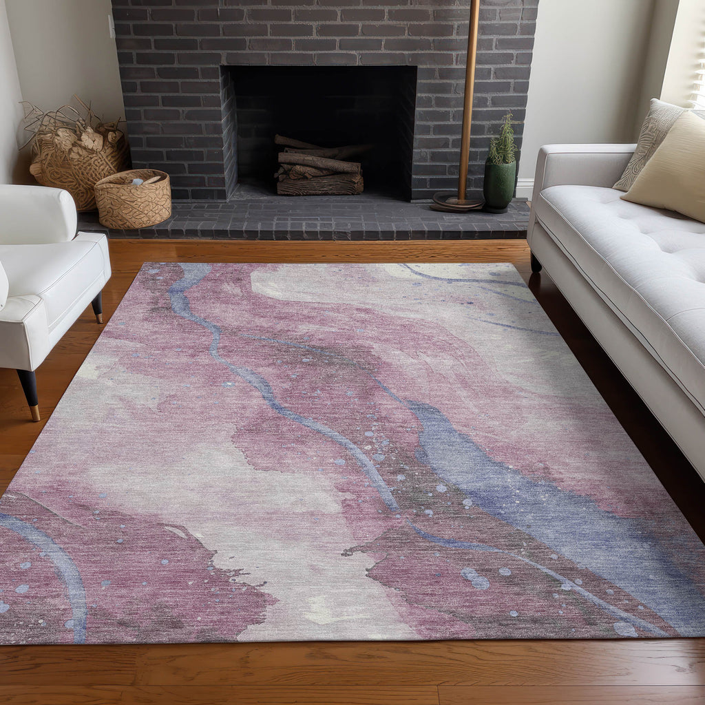 addison chantille acn1532 mauve rug