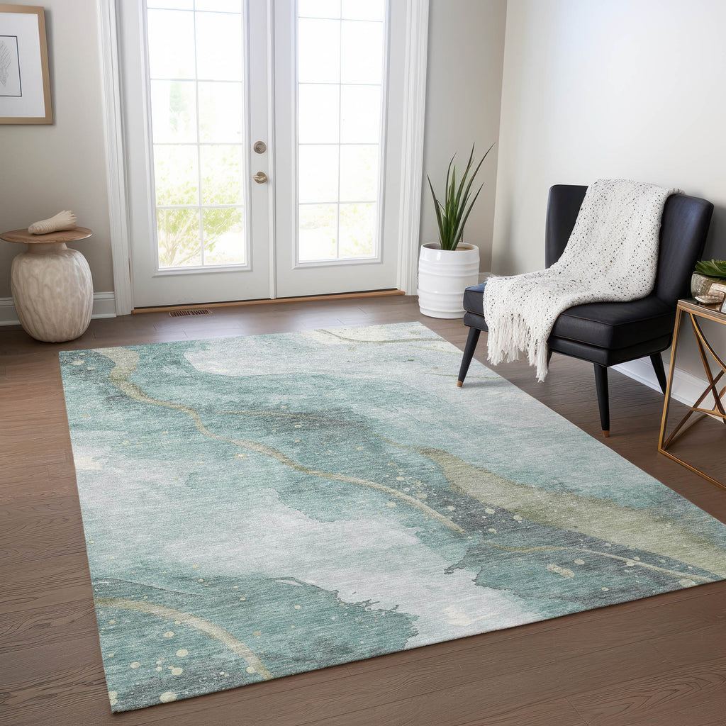 addison chantille acn1533 teal rug