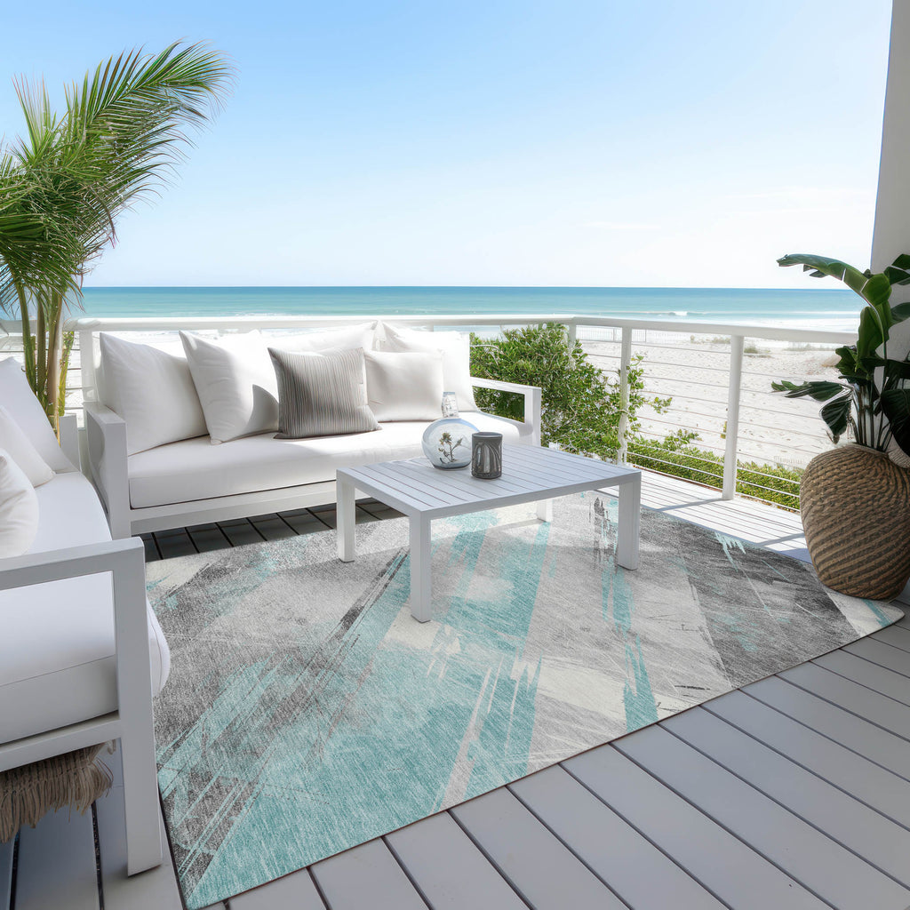 addison chantille acn1540 teal rug