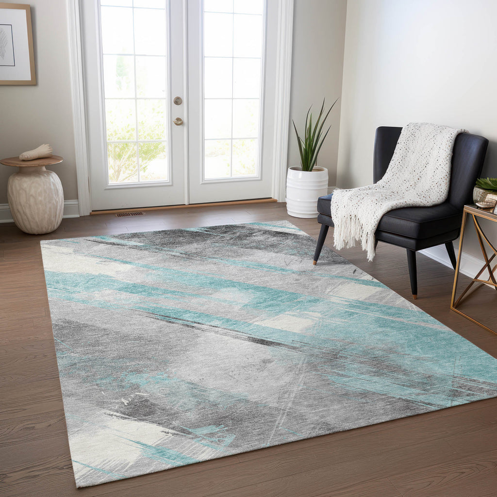 addison chantille acn1540 teal rug