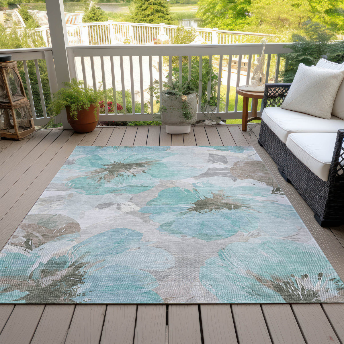 addison chantille acn1558 teal rug