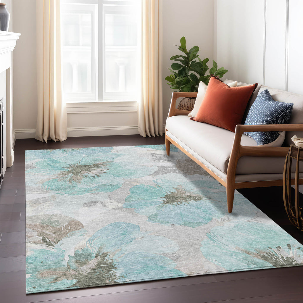 addison chantille acn1558 teal rug