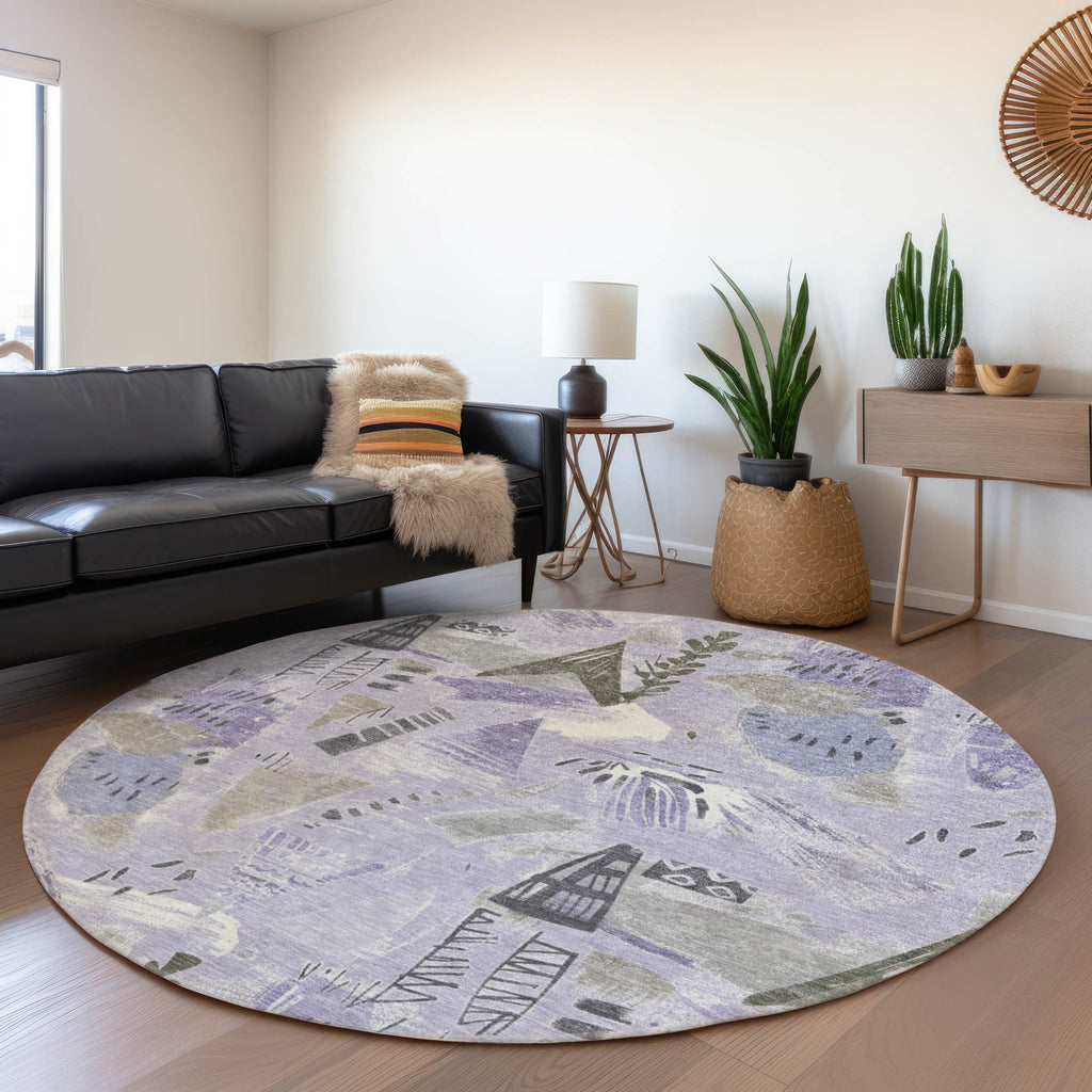 addison chantille acn1577 lavender rug