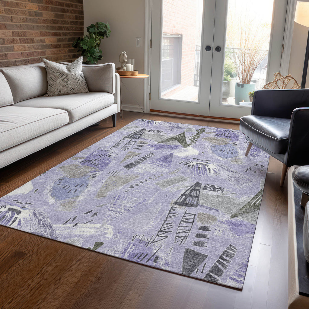 addison chantille acn1577 lavender rug