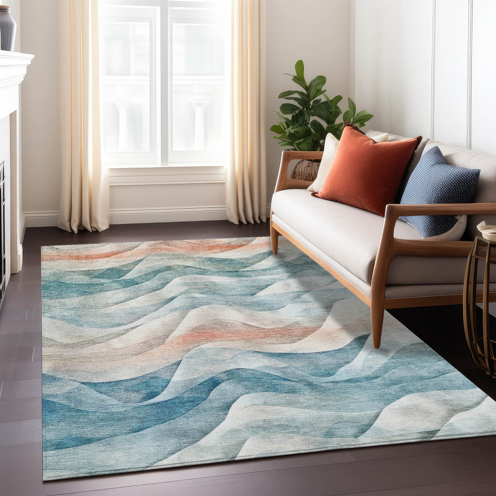 addison chantille acn1623 teal rug